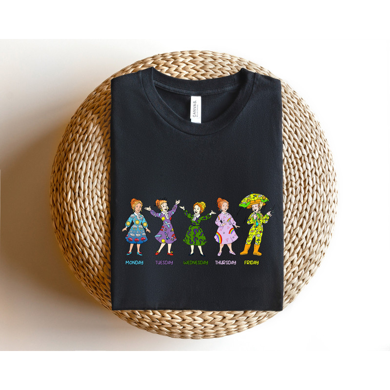 Everyday Of Week Ms Frizzle shirt, The Magic School Bus Shirt, Seatbelts Everyone Tee, Funny School Tee, Take Chance Make Mistakes Get Messy - 2.jpg
