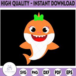daughter shark svg, cricut cut files, shark family doo doo doo vector eps, silhouette dxf, design for tsvg , clothes