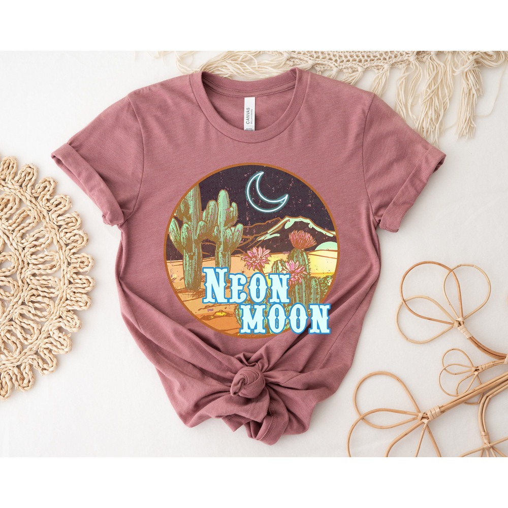 Neon Moon Desert Tee,Neon Moon Shirt,Country Music Tee,Country Music Shirt,Roam Free Graphic Tee,Summer Shirt, Country Music Festival Shirt - 2.jpg