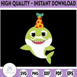 grandpa birthday shark svg, cricut cut files, shark family doo doo doo vector eps, silhouette dxf, design for tsvg