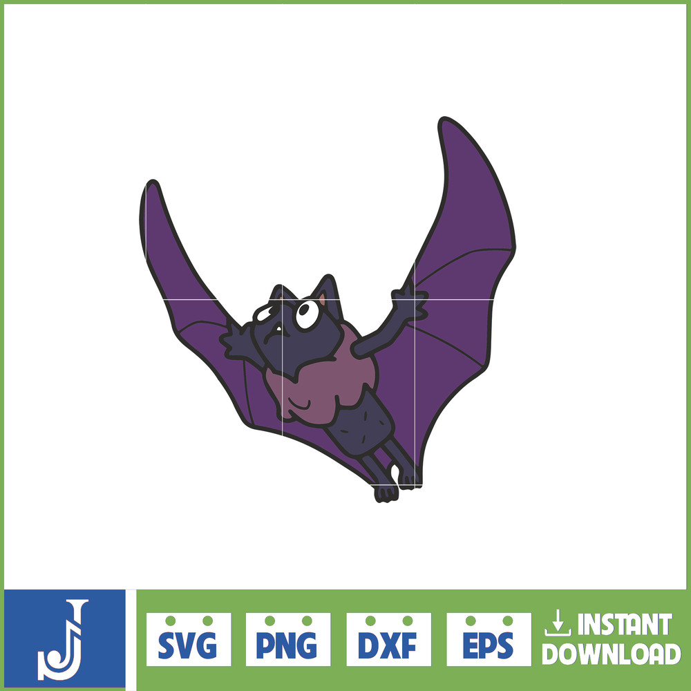 Bluey halloween SVG, Bluey Dog Family, Halloween Witch Friends SVG, for Cricut, Silhouette, Digital Download (9).jpg