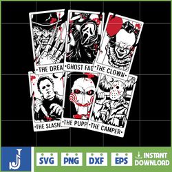 halloween tarot card svg, halloween svg, western svg, summer halloween svg, spooky season svg