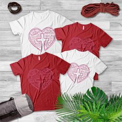 blessed shirt, cross, faith cross, religious shirt, church, grace , faith shirt, faith heart shirt, jesus, christian shi