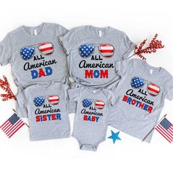 4th of july family matching tees, american shirts, 4th of july gifts, fourth of july apparel, 4th of july outfits, 4th o