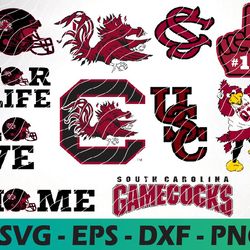south carolina svg, n c aa team,  college football, college basketball, logo bundle, instant download