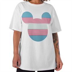 transgender mickey flag tshirt, trans flag shirt, mickey mouse trans tshirt, transgender pride tee, lgbtq tshirt, trans