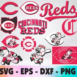 cincinnati reds logo, bundle logo, svg, png, eps, dxf