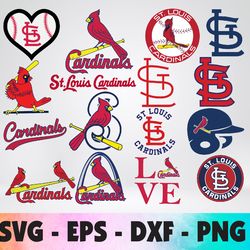 louis cardinals logo, bundle logo, svg, png, eps, dxf