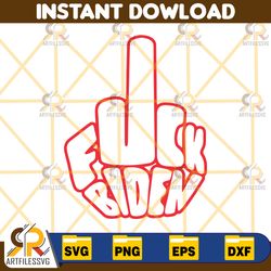 f*ck biden, fuck biden svg, middle finger svg, funny anti joe biden svg, decal template, cricut, instant download