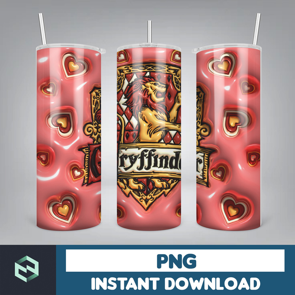 3D Inflated Magic House Tumbler Wrap PNG, HP Tumbler Sublimation, Wizard Tumbler Png, Potterhead Tumbler Png, Magic Wrap, Png Download (3).jpg