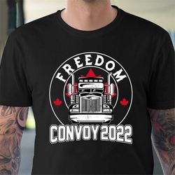 freedom convoy 2022 shirt, mandate freedom t-shirt, thank you truckers shirt, we stand with our truckers, support our tr