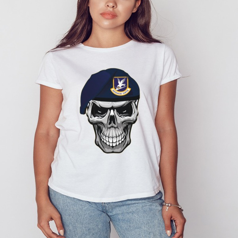 Security Forces Defender Skull Beret shirt, Shirt For Men Women, Graphic Design, Unisex Shirt