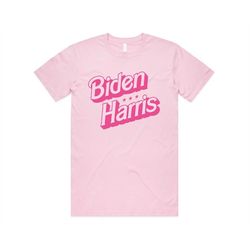 biden harris pink t-shirt tee top us election campaign joe for president kamala funny