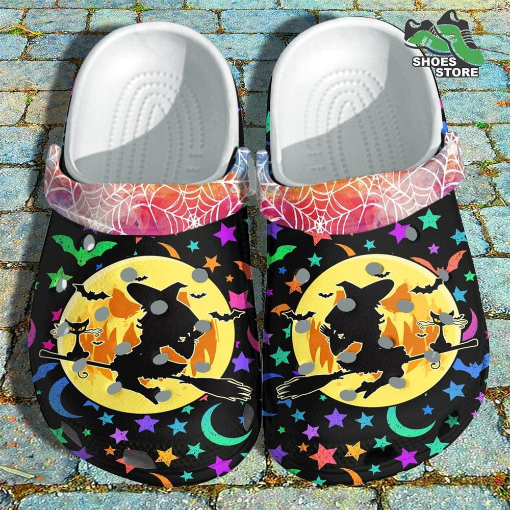 Dream Night Witch Crocs, Star Moon Crocs Gifts Christmas.jpg