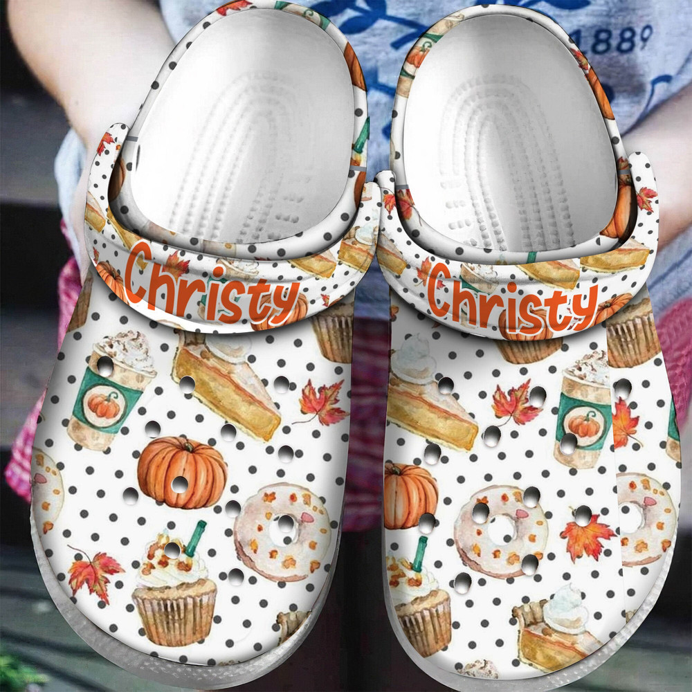 Fall Things Pumpking Personalised Crocs Clog Shoes.jpg