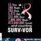 15 Years 180 Months & Counting Survivor Fight Breast Cancer T-Shirt copy.jpg