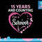 15 Years And Counting I'm A Breast Cancer Survivor Fight Win T-Shirt copy.jpg