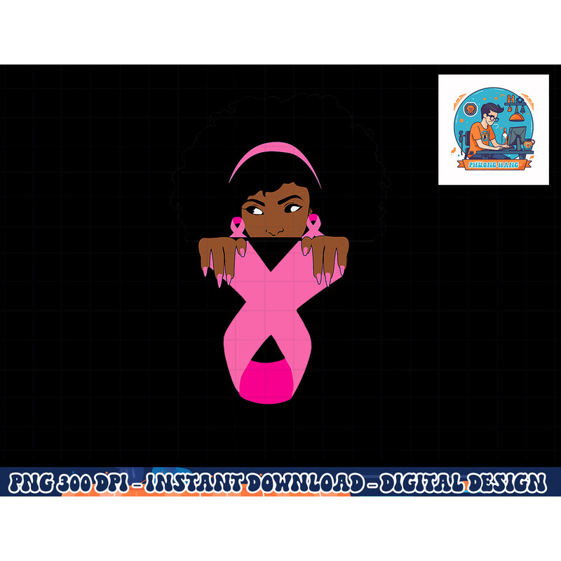African American Breast Cancer Awareness Black Women Gift T-Shirt copy.jpg