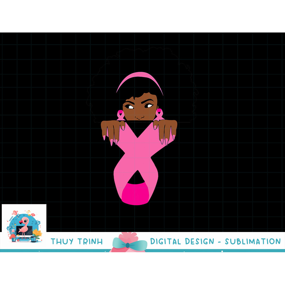 African American Breast Cancer Awareness Black Women Gift T-Shirt copy.jpg