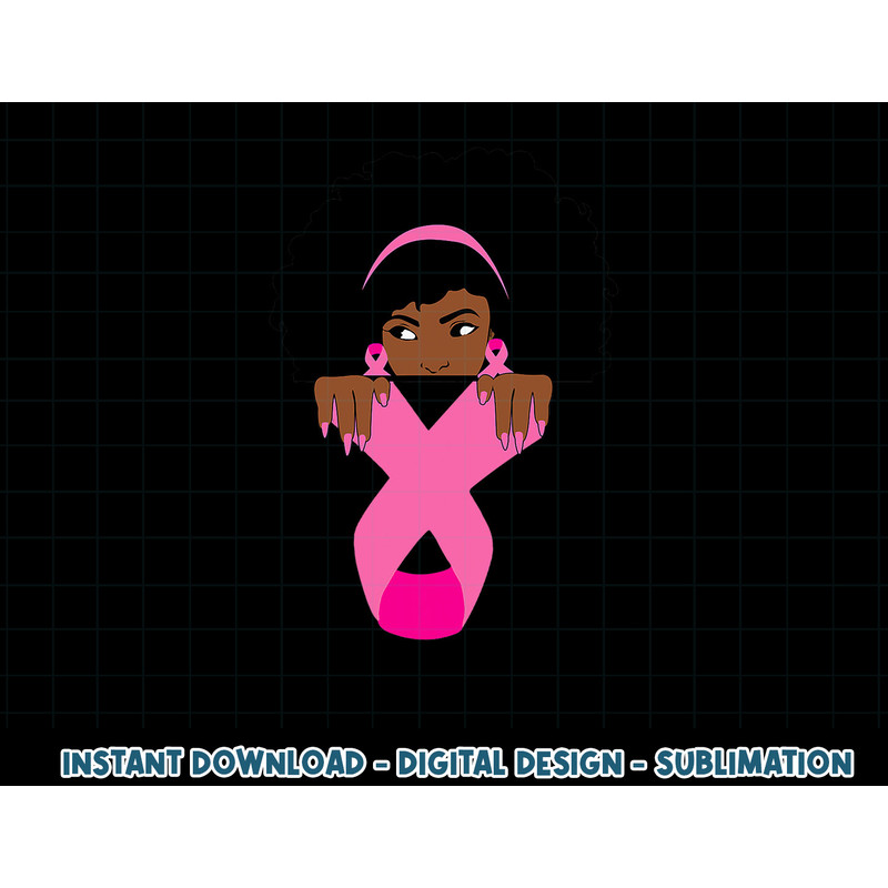 African American Breast Cancer Awareness Black Women Gift T-Shirt copy.jpg