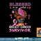 African American Breast Cancer Shirts Women Blessed Survivor T-Shirt copy.jpg