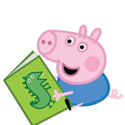 "peppa pig svg, peppa pig svg files for cricut, peppa pig birthday png, peppa pig princess png, pig cartoon svg