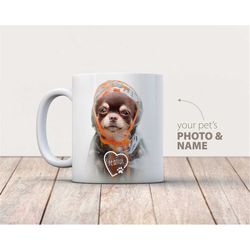 Pet Photo Coffee Mug, Pet Memorial Gift, Dog Lover Gift, Dog Sympathy Mug, Custom Pet Gift, Dog Loss Photo Mug