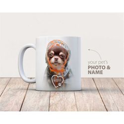 pet photo coffee mug, pet memorial gift, dog lover gift, dog sympathy mug, custom pet gift, dog loss photo mug