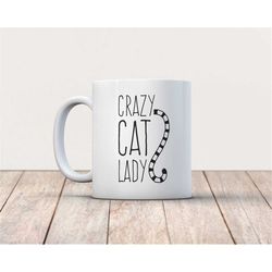 crazy cat lady coffee mug - cat lady mug - cat lover coffee mug - cat coffee mug - cat mug - funny cat coffee mug - kitt