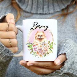 Pomeranian dog mug, Custom Dog Mug, Dog Face Mug, Personalized Dog Mug, Custom Pet Photo Cup, Custom Pet Mug, Custom Mug