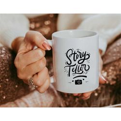 Story Teller Coffee Mug, Wedding Photographer Gift, Thank You Gift For Photographer Mug, Camera Mug, Wedding Photography