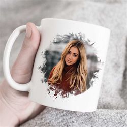 personalized coffee mug, customized photo and text mug, custom photo and text gift, custom anniversary gift, personalize