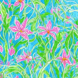 lilly florida vacation 23 seamless tileable repeating pattern