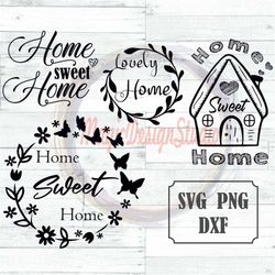 Home Svg, Home Sweet Home Svg , Home Svg Quote - Home Decor Svg - Cutting File for Cricut - Home Dxf SVG Png, Welcome pn