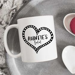 auntie's bff mug, best aunt mug, new aunt mug, best auntie mug, aunt present, gift for aunt, auntie mug, aunt mug, gift