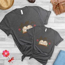 book cafe shirt for women, beauty and the beast, belle's book cafe, bookish shirt , belle book cafe shirt, belle book sh