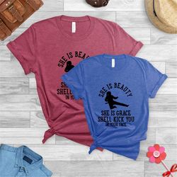 inspirational shirt, faith tshirt, christian tee, religious t-shirt , she is beautiful smart fierce strong brave giving