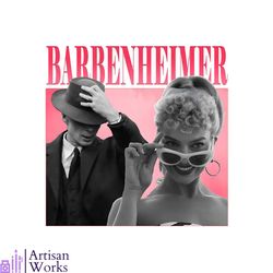 barbenheimer vintage 90s barbie movie png silhouette file