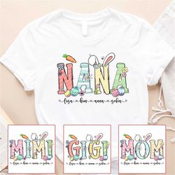 easter nana shirt, personalized grandma shirt, easter gift for nana, easter shirt, nana shirt with grandkids name, nana