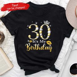 it's my 30th birthday shirt, 30 years old 1992 birthday shirt for women, 30th birthday gifts, 30 birthday shirt