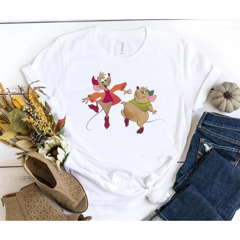 Disney Cinderella Jaq And Gus Sparkle Poster Shirt, Disneyland Family Matching Tee, Disneyworld Trip Gifts Unisex Adult T-Shirt Kid T-Shirt - 3.jpg