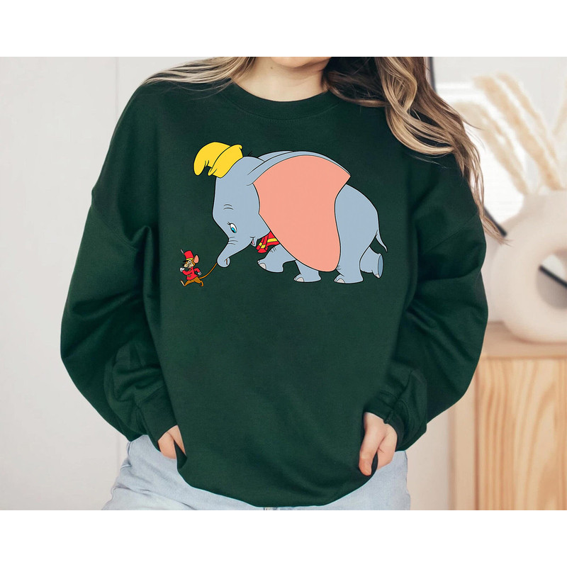 Disney Classic Dumbo and Timothy Q Mouse Walking T-Shirt, Magic Kingdom Shirt, Walt Disney World, Disneyland Family Matching Shirts - 3.jpg