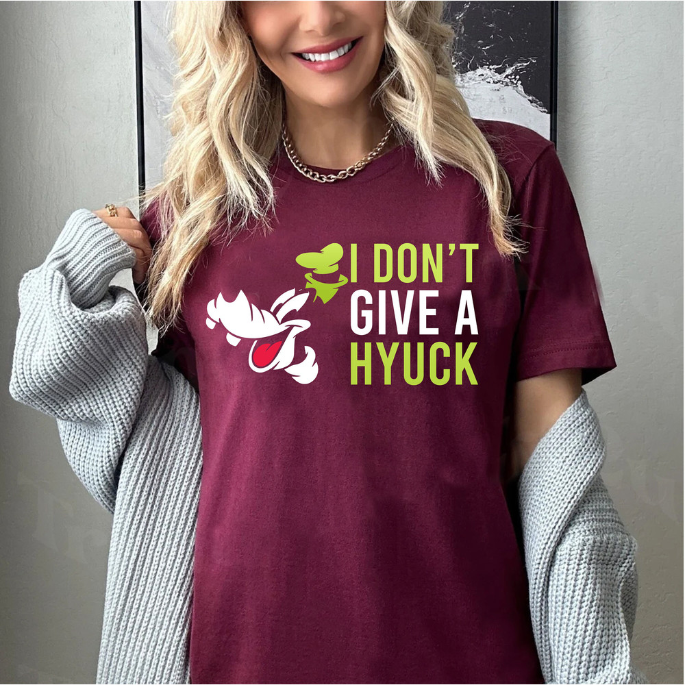 Disney Goofy I Don't Give A Hyuck Shirt, A Goofy Movie Shirt, Magic Kingdom, Walt Disney World Shirt, Disneyland Family Matching Shirts - 3.jpg