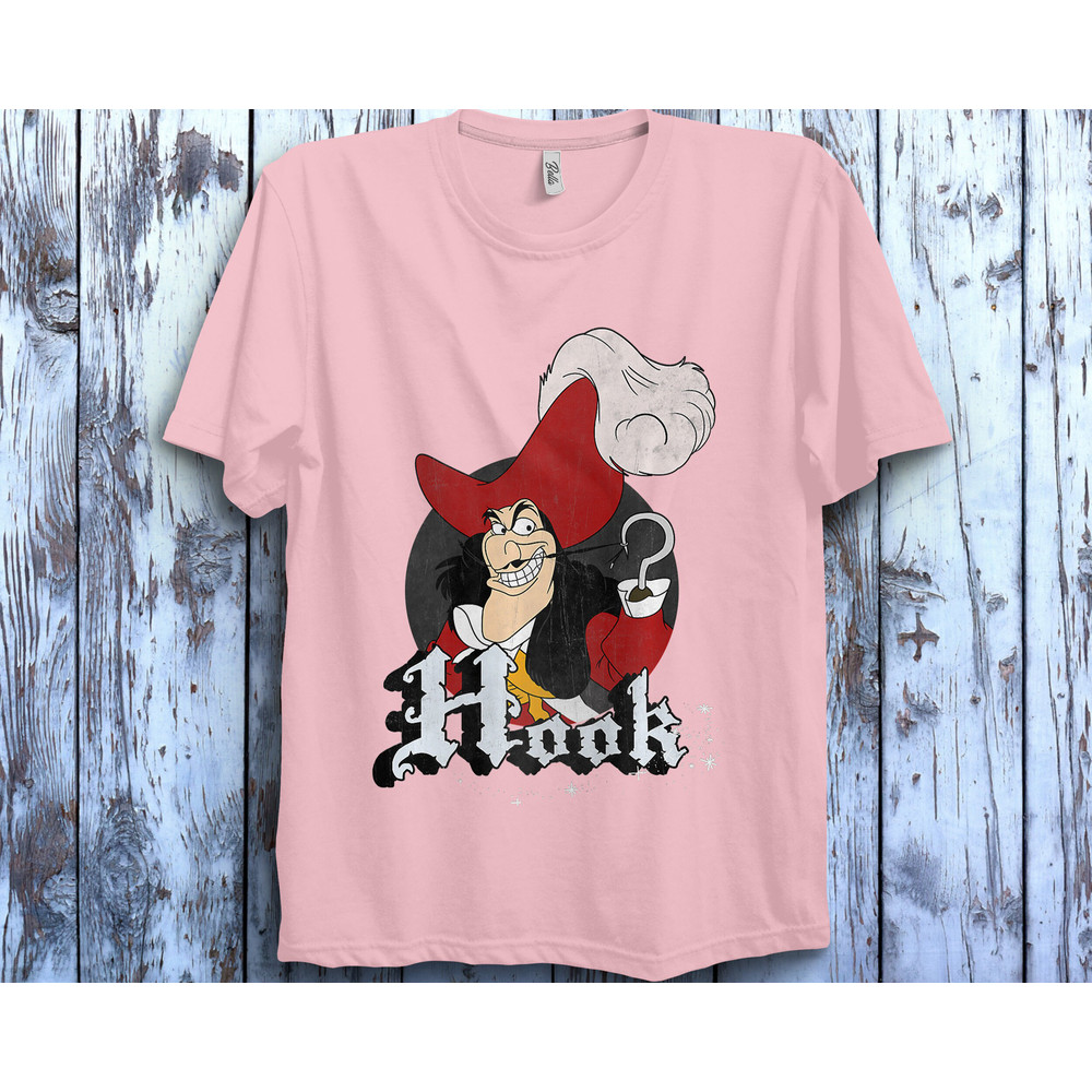 Disney Peter Pan Captain Hook Mischievous Smile Circle Logo ,Disney Family Matching Shirt, Walt Disney World Shirt, Disneyland Trip Outfits - 3.jpg