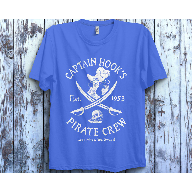 Disney Peter Pan Captain Hooks Est 1953 Pirate Crew Look Alive Swabs, Disney Family Matching Shirt, WDW Disneyland Trip Outfits - 3.jpg