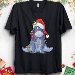 eeyore santa hat merry christmas funny costume unisex gift t-shirt shirt gift for men women hoodie sweatshirt kid t-shir
