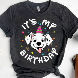it's my birthday t-shirt, dalmatian dog tshirt, birthday boy girl tee shirts, dalmatian birthday,dog birthday gifts,cute