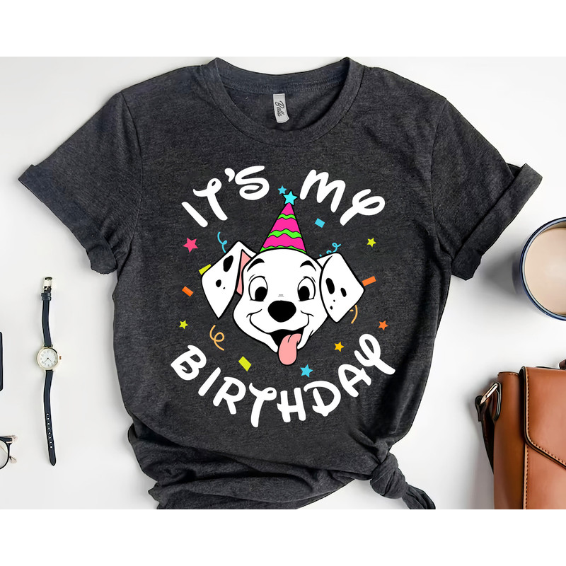 It's My Birthday T-shirt, Dalmatian Dog Tshirt, Birthday Boy Girl Tee Shirts, Dalmatian Birthday,Dog Birthday Gifts,Cute Dog Birthday Shirt - 1.jpg