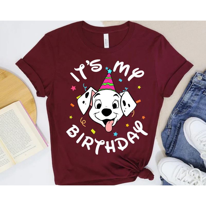 It's My Birthday T-shirt, Dalmatian Dog Tshirt, Birthday Boy Girl Tee Shirts, Dalmatian Birthday,Dog Birthday Gifts,Cute Dog Birthday Shirt - 3.jpg