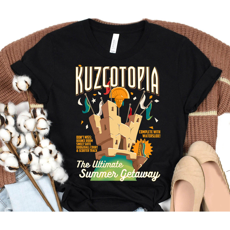 Retro 90s Disney The Emperor's New Groove Greeting From Kuzcotopia T-Shirt, Walt Disney World Tee, Disneyland Family Matching Shirts - 2.jpg